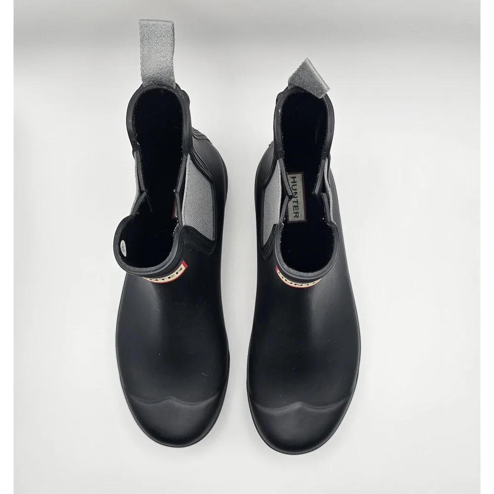 Hunter Original Chelsea Women's 9 M Black Rubber Rain Boots